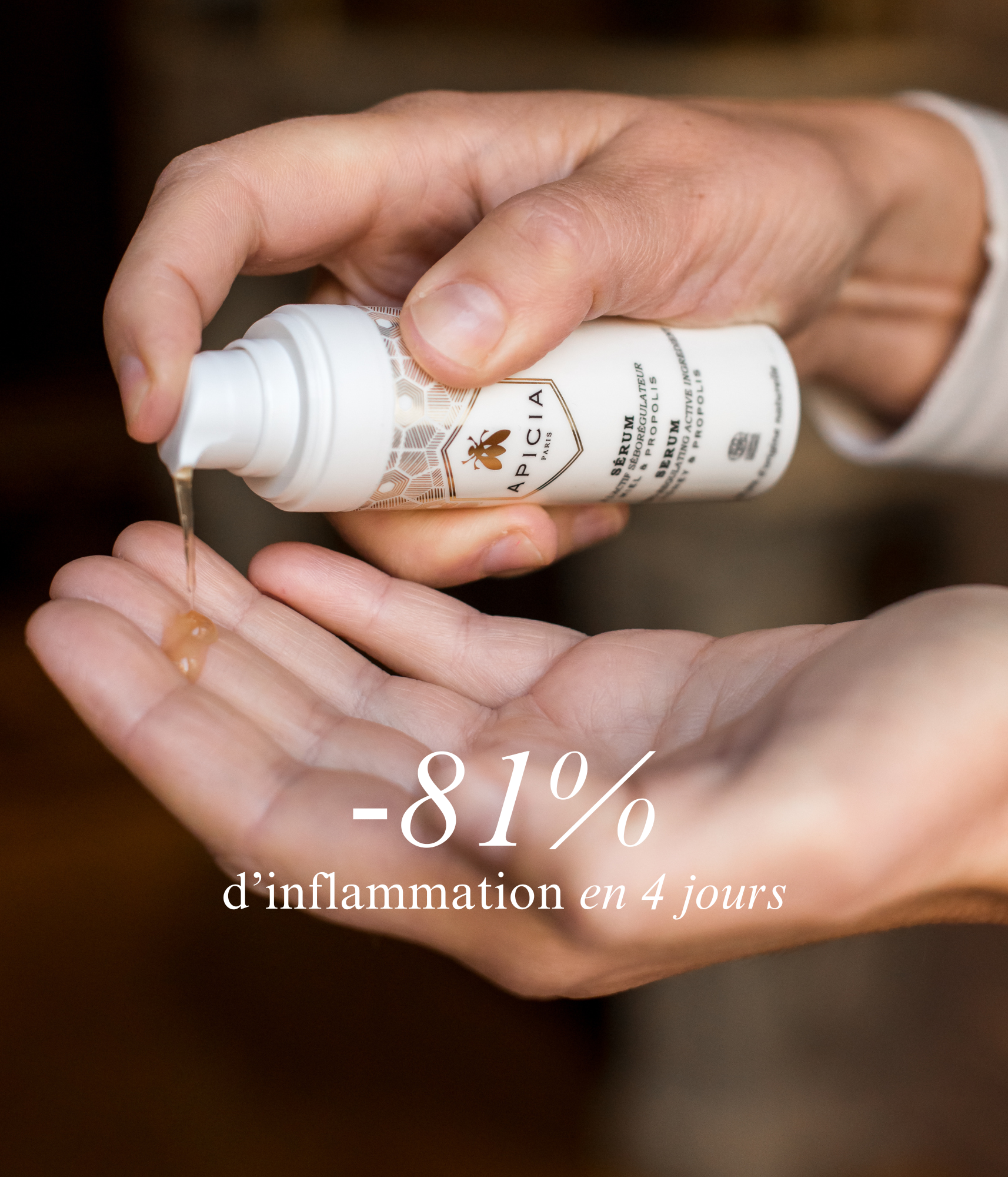 serum seboregulateur moins d'inflammation